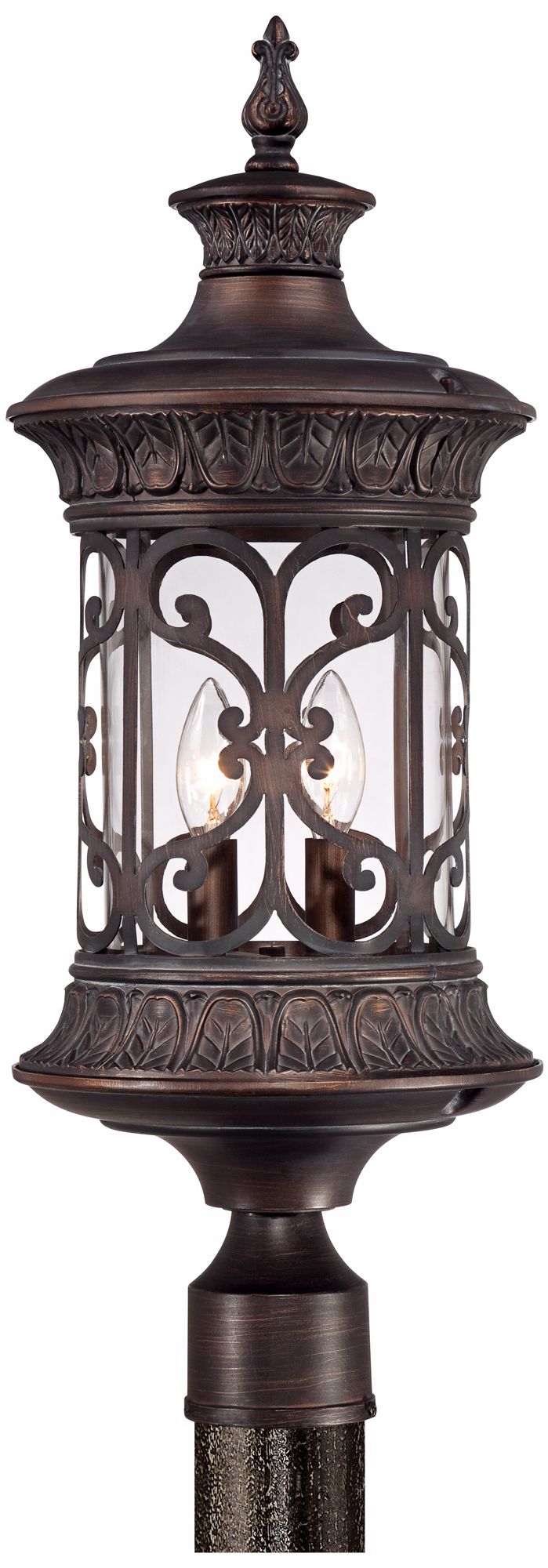 John Timberland 24 1/2" High Bronze Outdoor Post Light