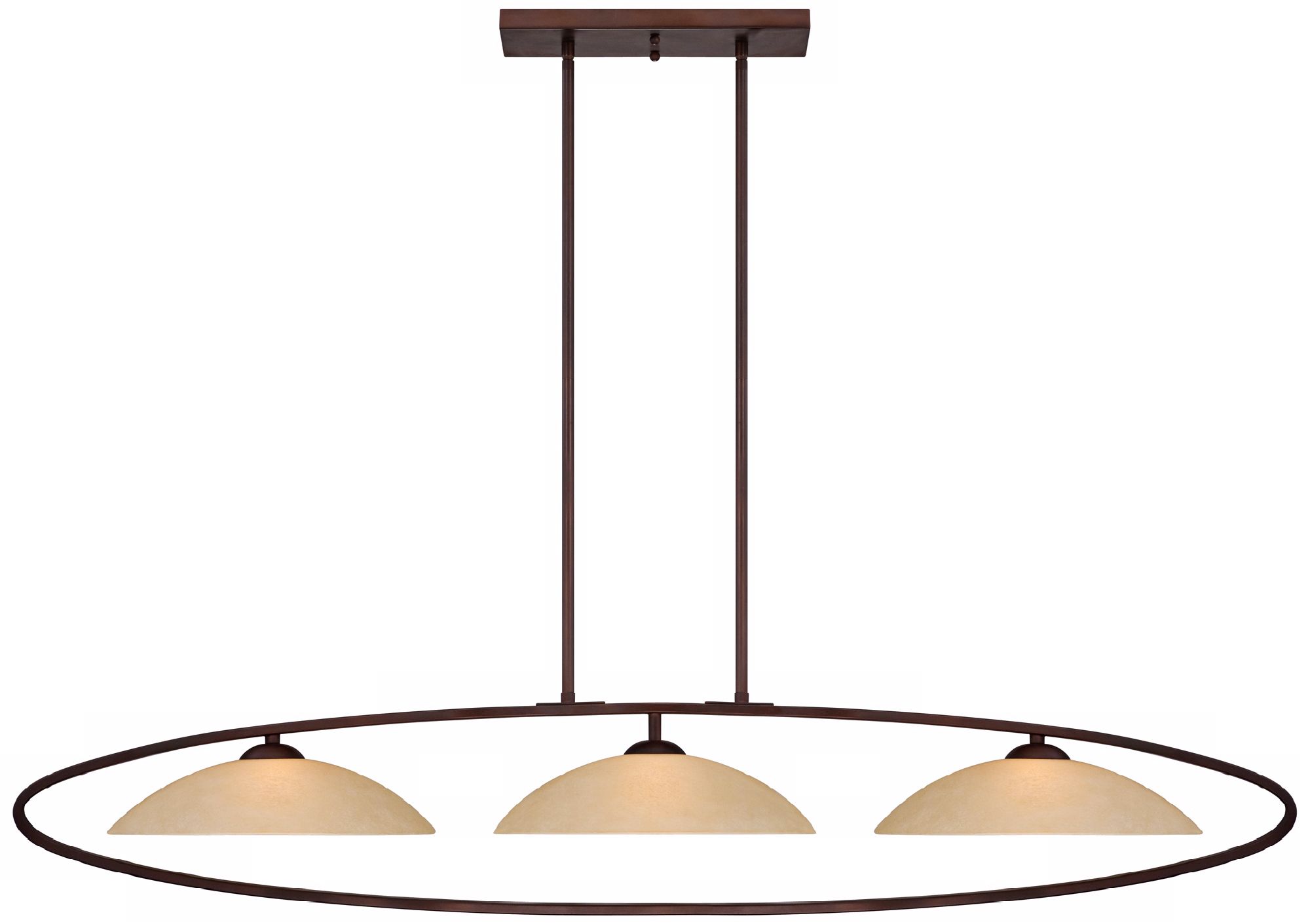 Masterson 47 1/2" Wide Bronze Island Chandelier