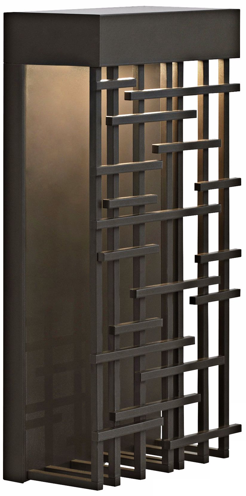 Pier 60 Bronze 14 1/2" High LED Outdoor Wall Light