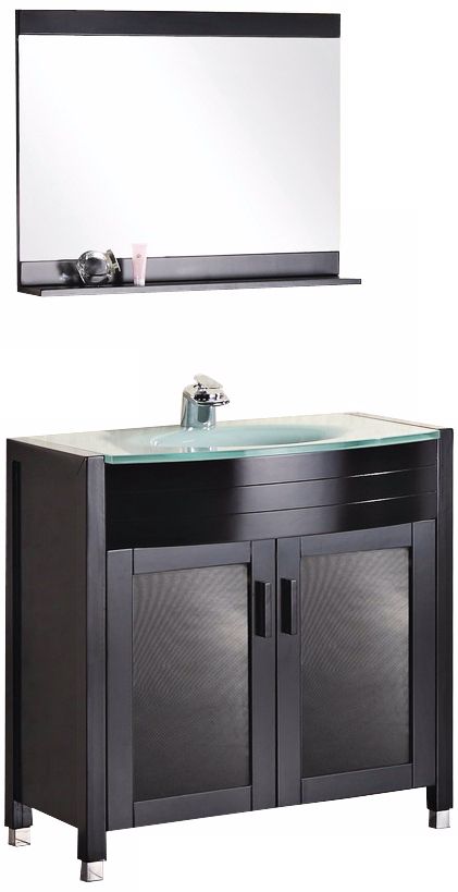 Waterfall 36" Single Sink Vanity Set