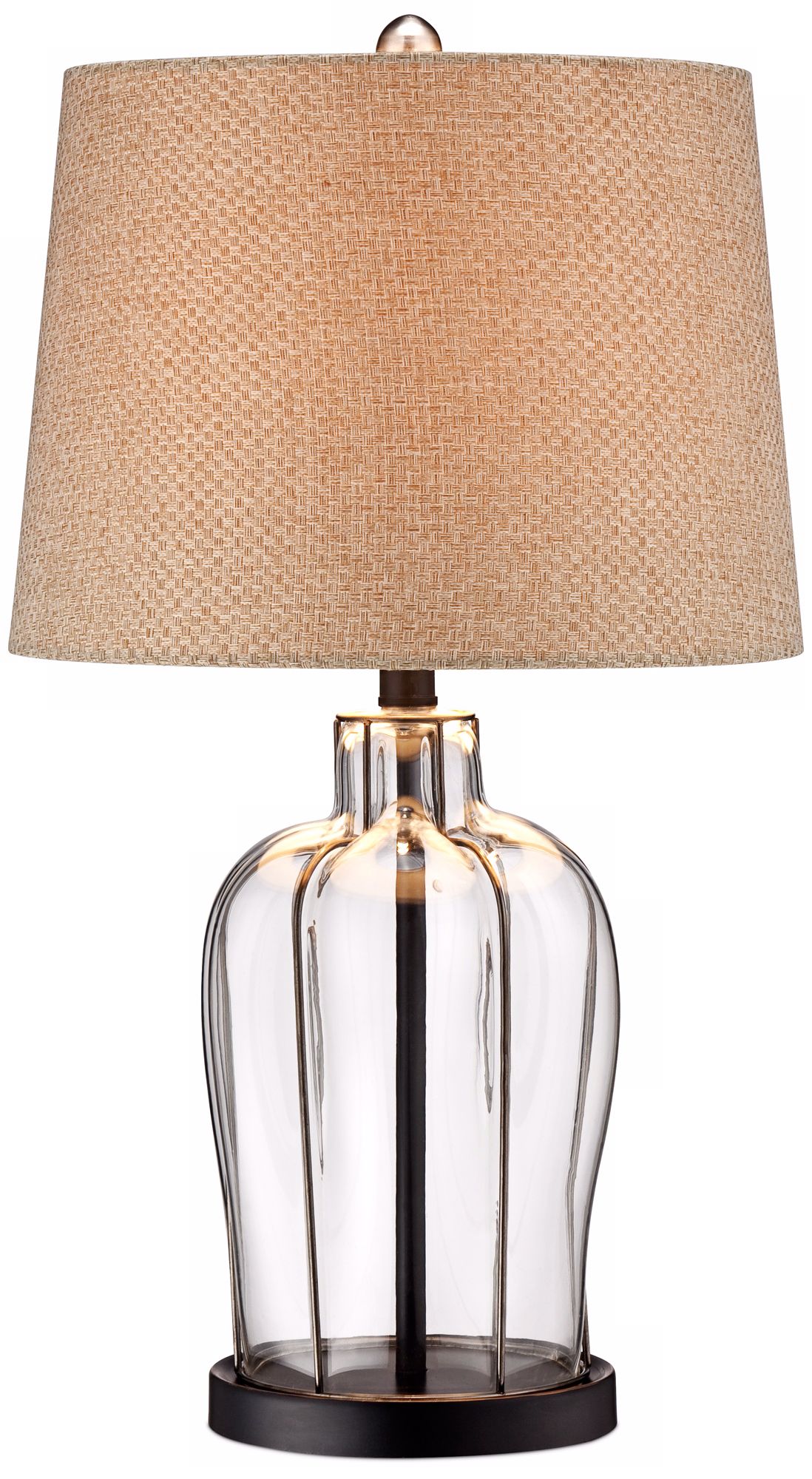 Hudson Hand-Blown Glass Jar Table Lamp