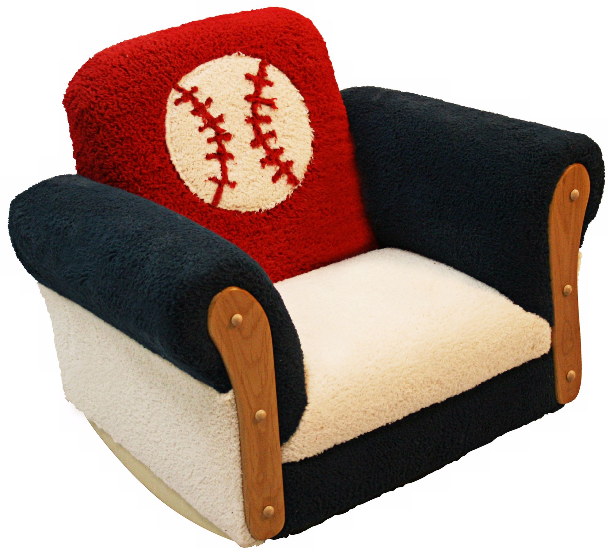 Deluxe Kids Baseball Rocker Chair