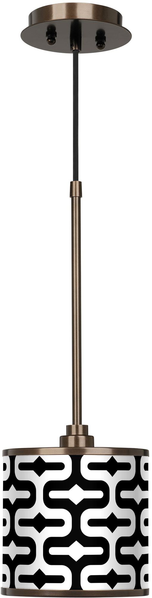 Reflection Giclee Glow Bronze Mini Pendant Light