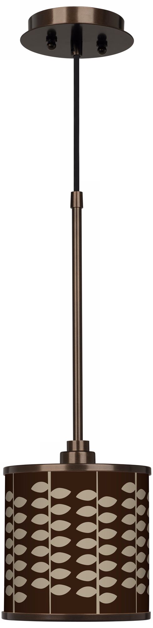 Hi Fi Giclee Glow Bronze Mini Pendant Light