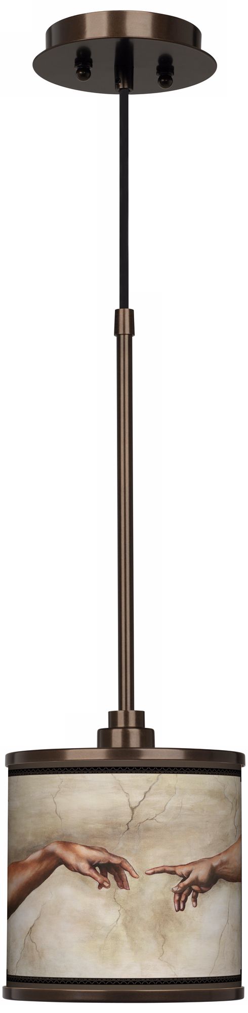 Genesis Giclee Glow Bronze Mini Pendant Light