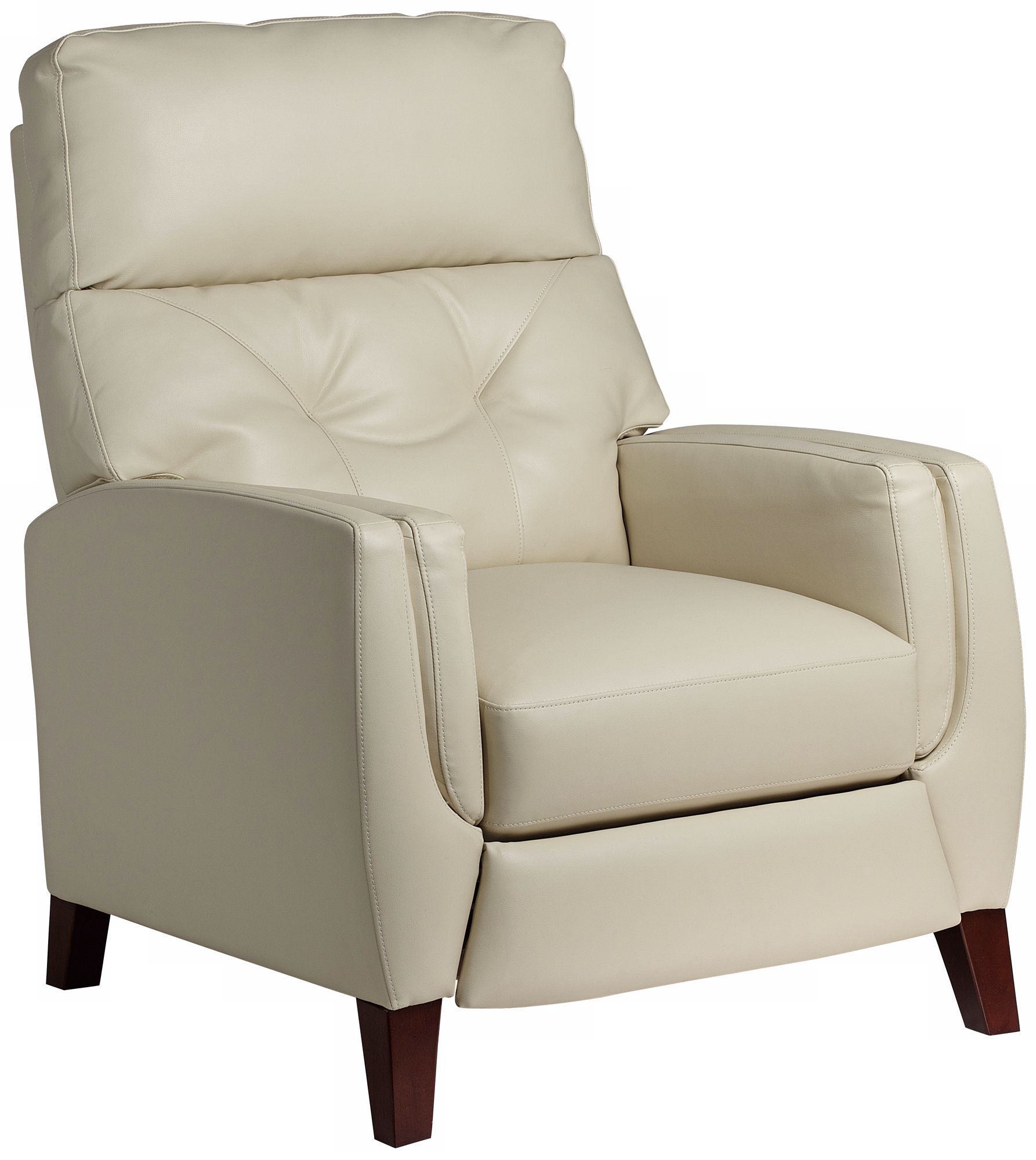Bayview Ivory Bonded Leather 3-Way Recliner Chair