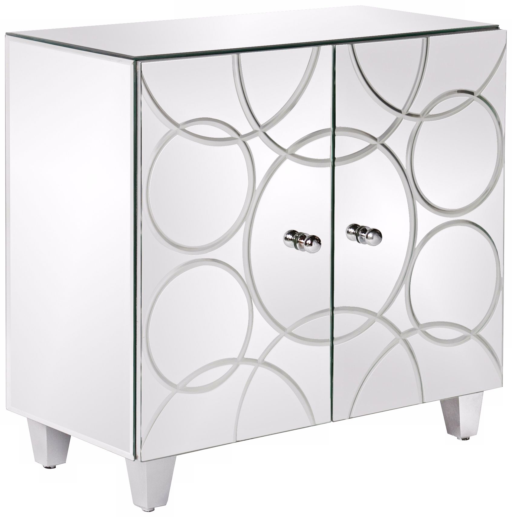 Howard Elliott Unique Mirrored Cabinet