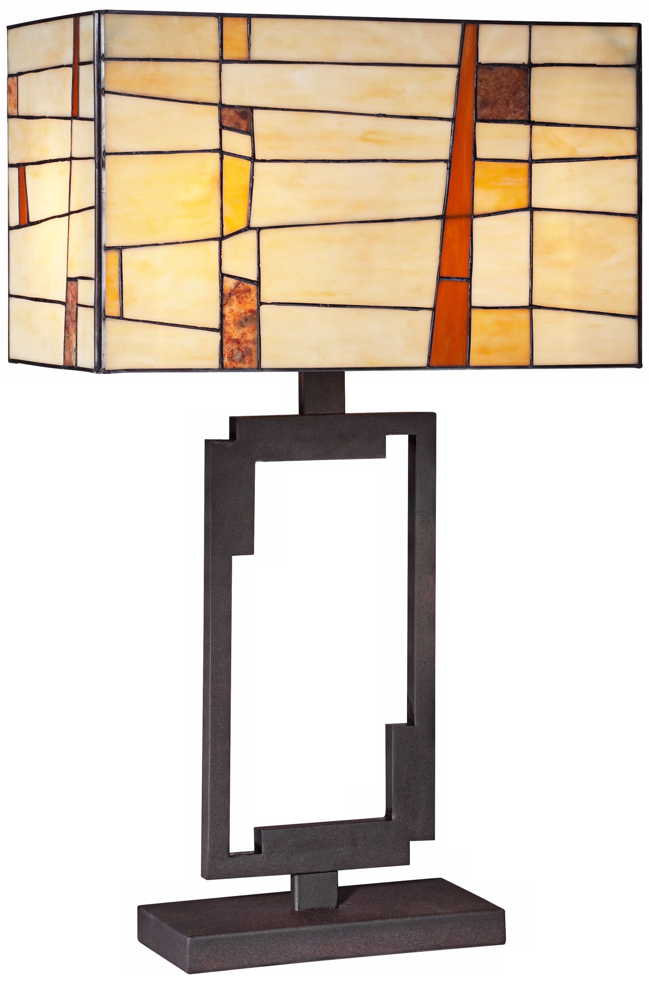 Robert Louis Tiffany Industrial Art Glass Table Lamp