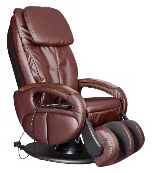 Brown Full Body Reclining Massage Chair