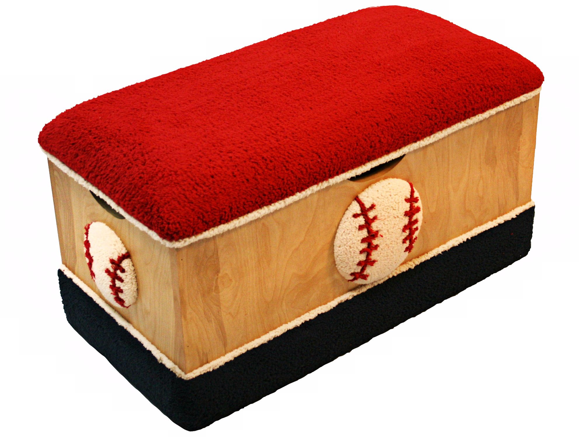 Wooden Deluxe Baseball Toybox
