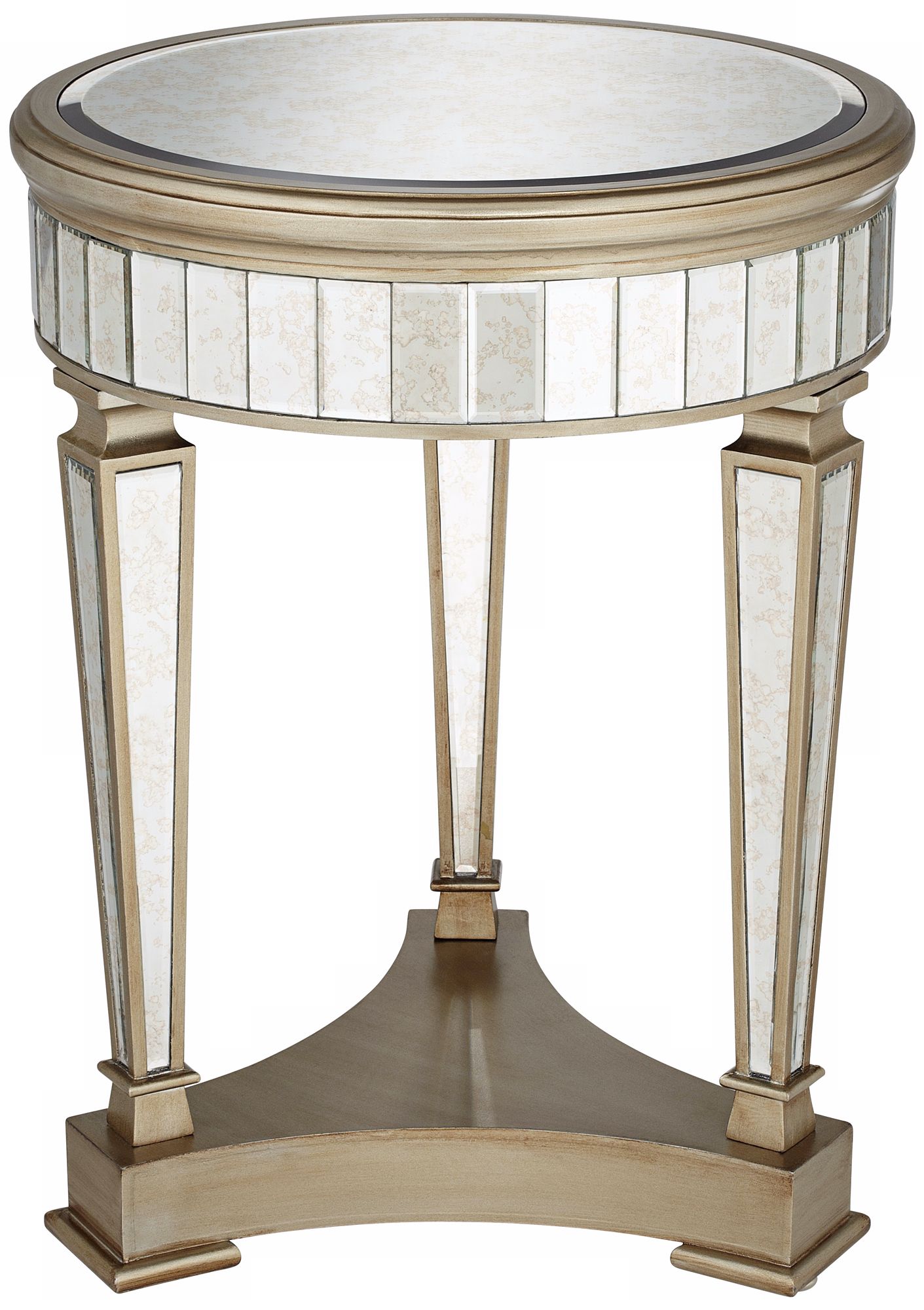 Antique Mirror Side Table