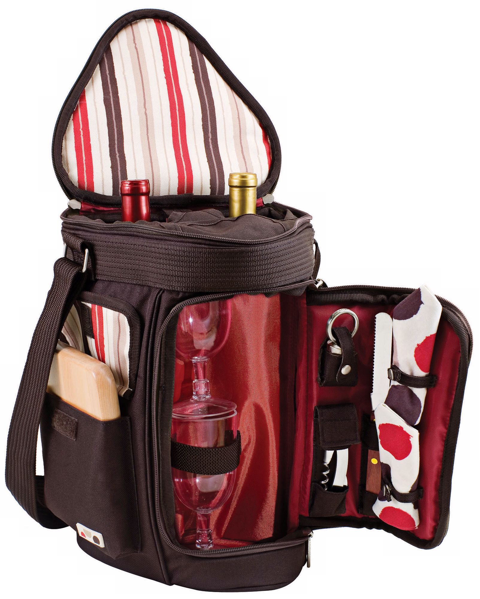Picnic Time Meritage Moka Insulated Wine Tote
