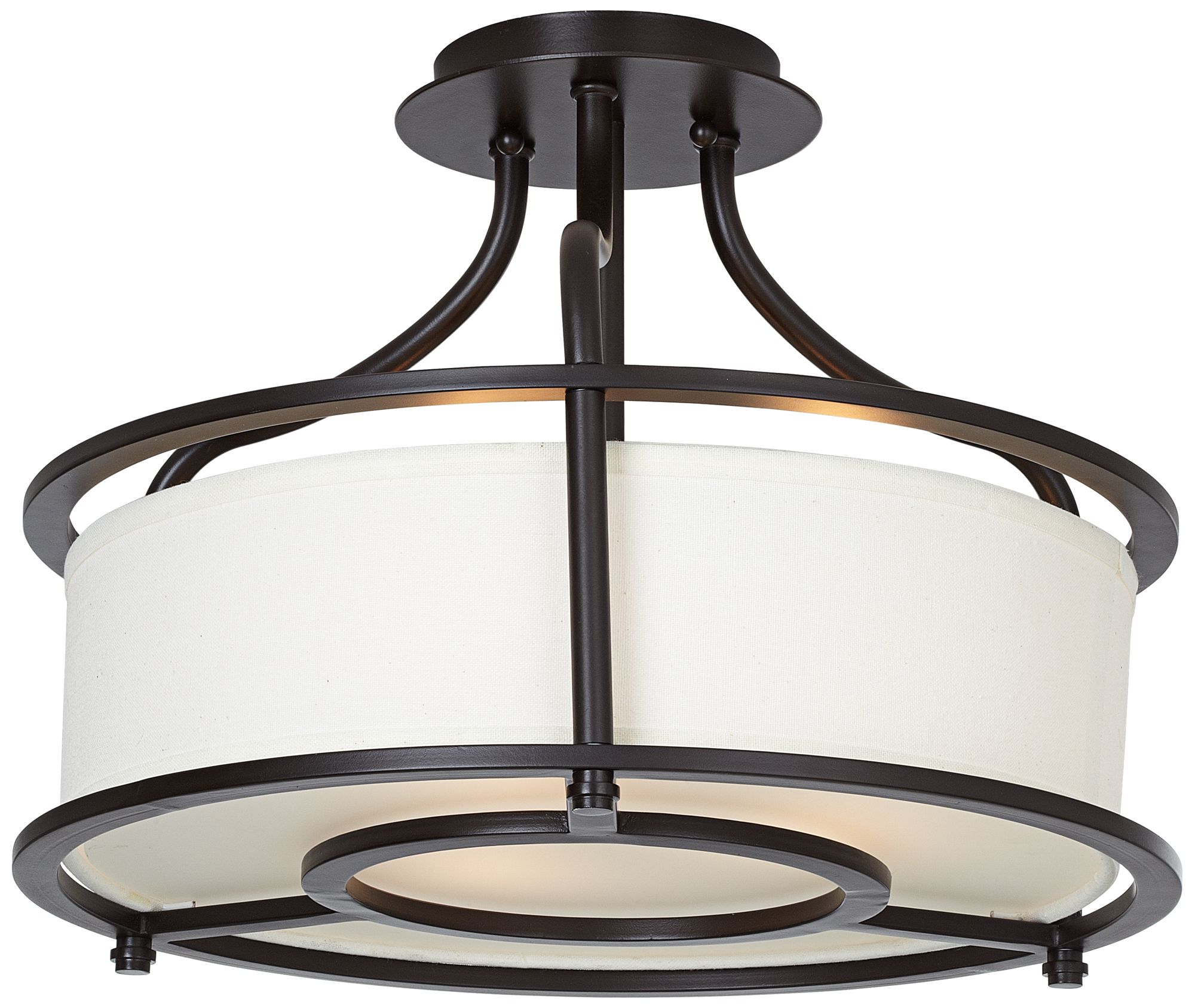 Southampton 16" Wide Oil-Rubbed Bronze Ceiling Light