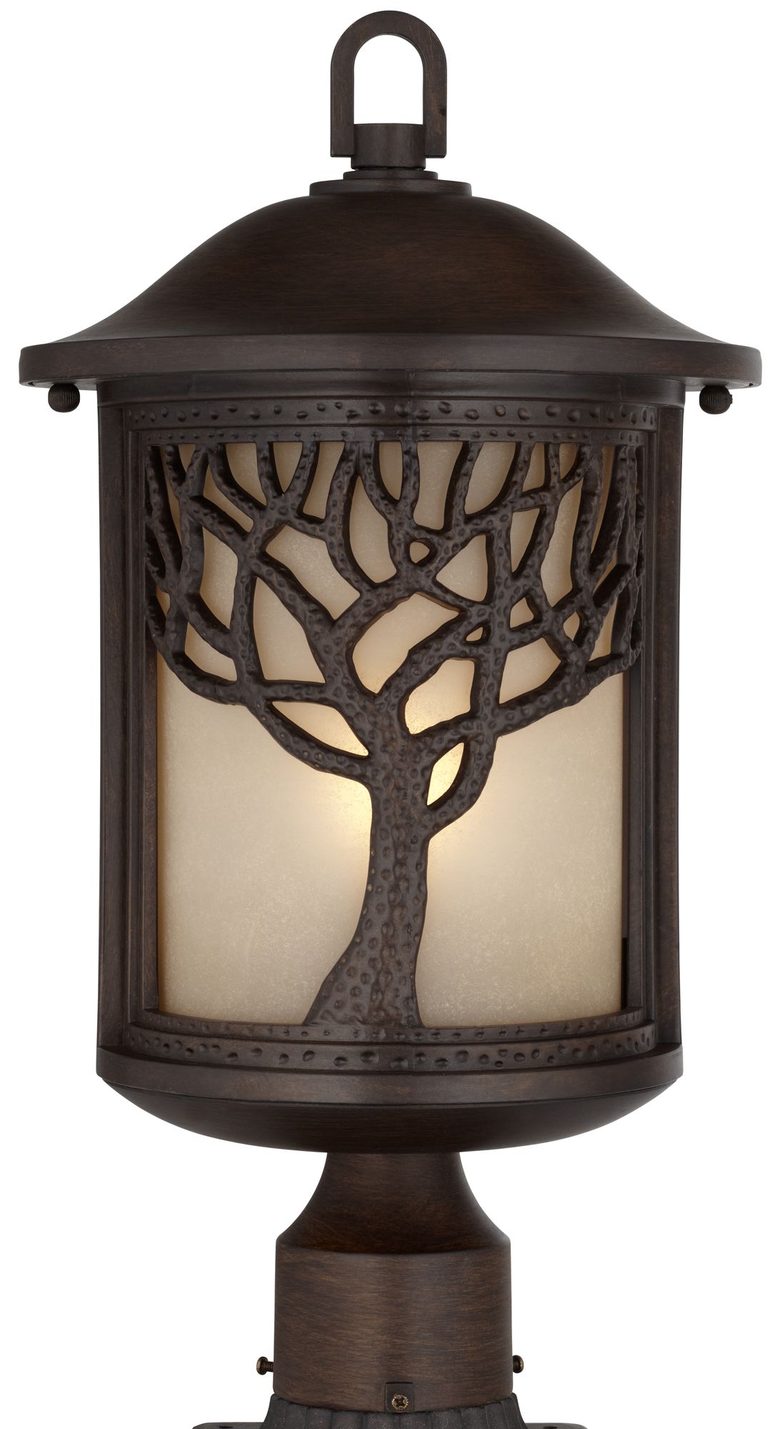 Bronze Mission Style Tree 18 3/4" High Lamp Post