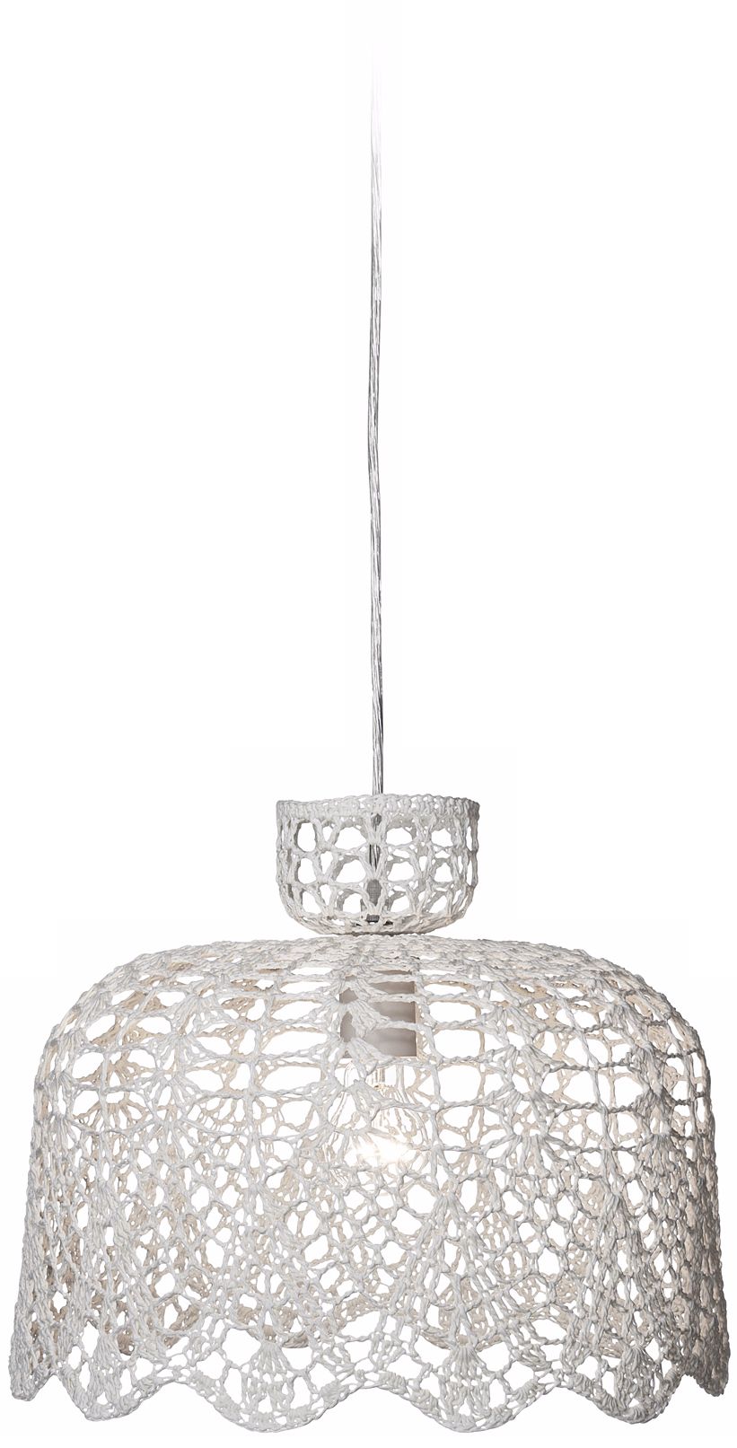 Lacey 14 1/4" Wide Matte White Pendant Light