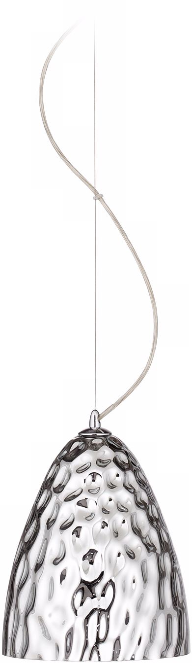 Chrome Plated Glass 8 3/4" Wide Mini Pendant Light