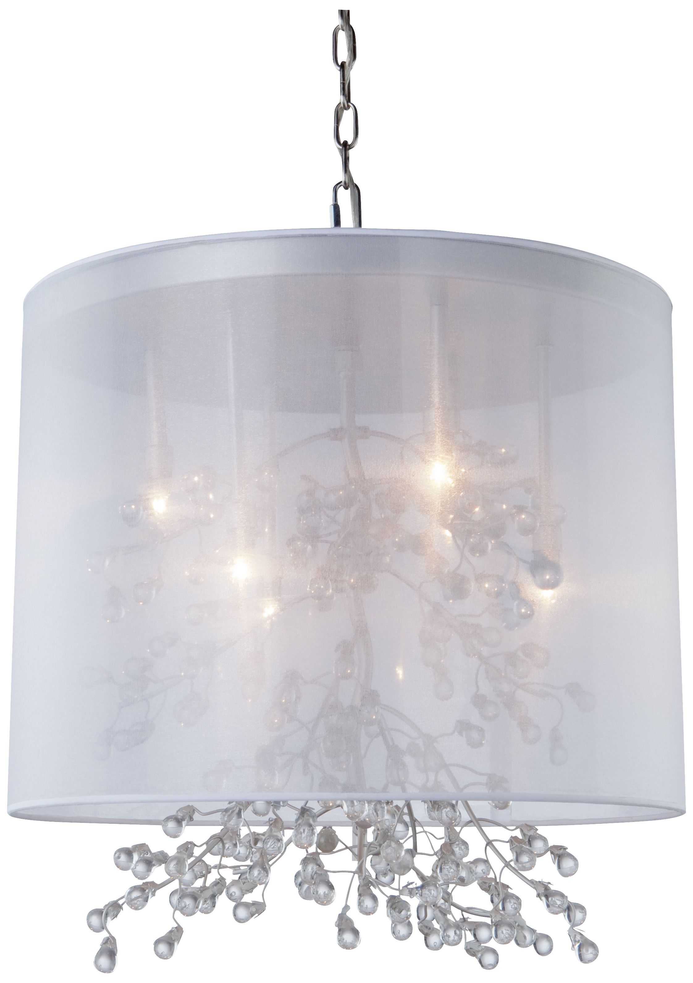 Artcraft Sherwood 6-Light 19 1/2" Wide Chrome Pendant Light