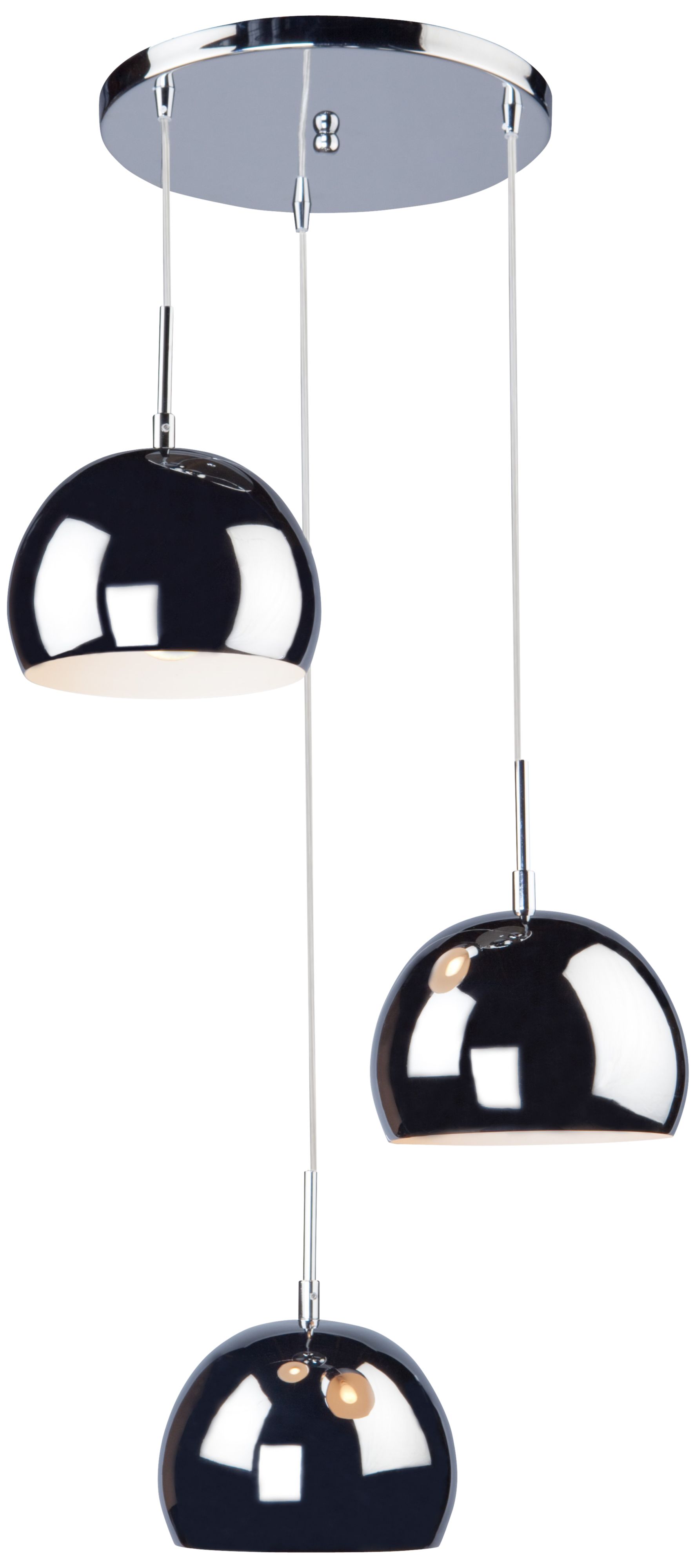 Artcraft On the Spot 3-Light 18" Wide Chrome Pendant Light