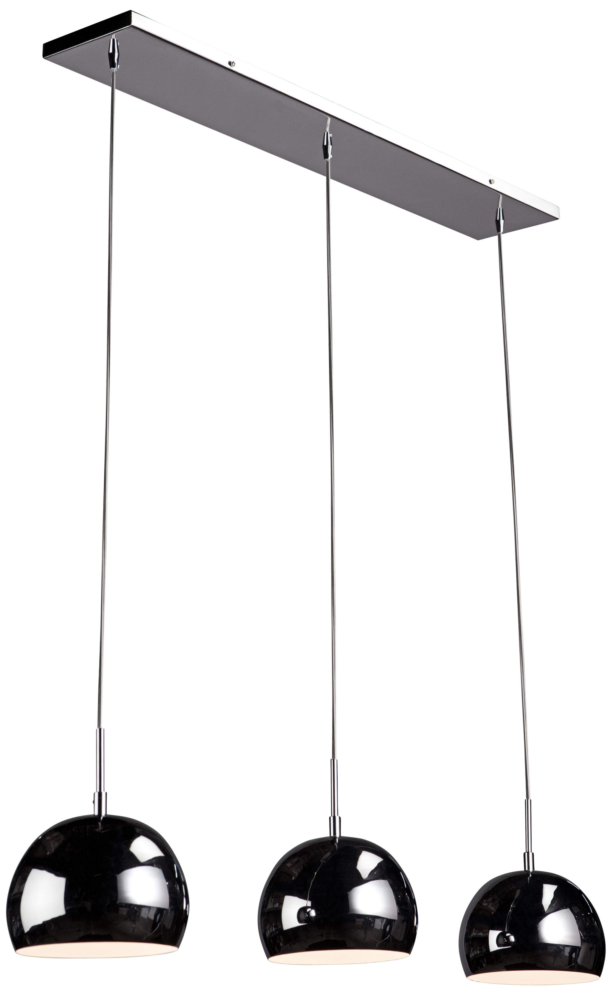 Artcraft On the Spot 3-Light 36" Wide Chrome Pendant Light