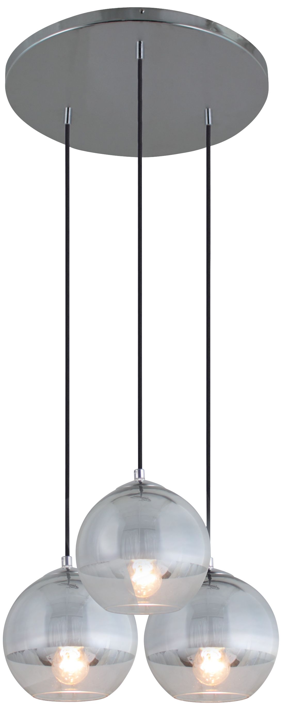 Artcraft Brooklyn 21 3/4" Wide Chrome Globe Pendant Light