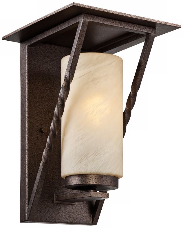 Parkview 13 1/2" High Flemish Bronze Outdoor Wall Light