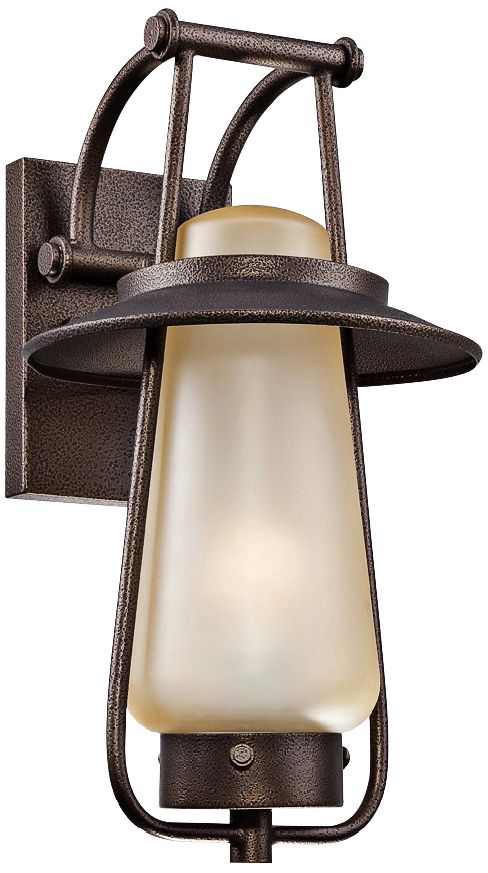 Stonyridge 9" Wide ENERGY STAR Bronze Outdoor Wall Lantern