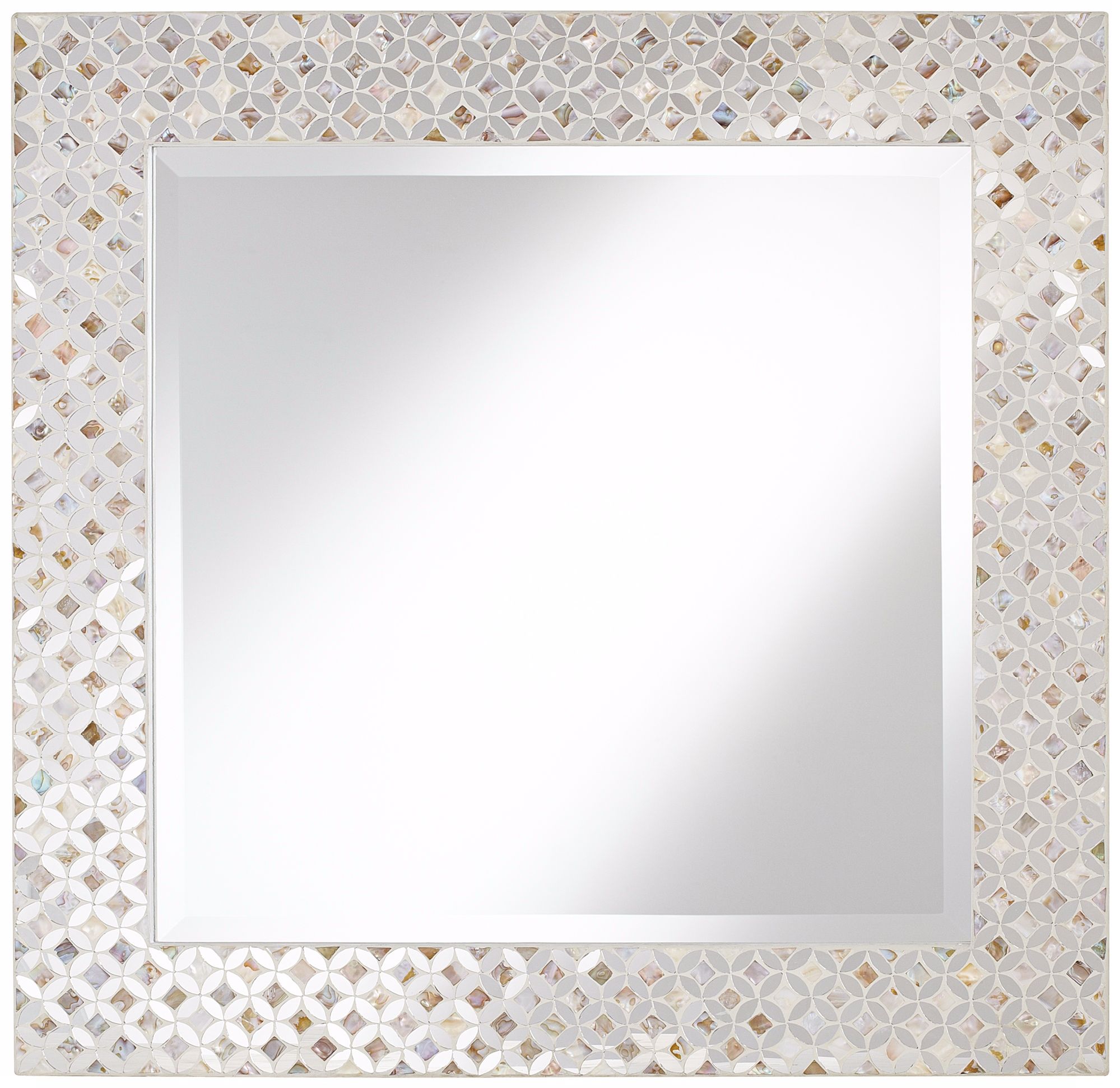 Diamond 32 1/4" High Glass Mosaic Wall Mirror