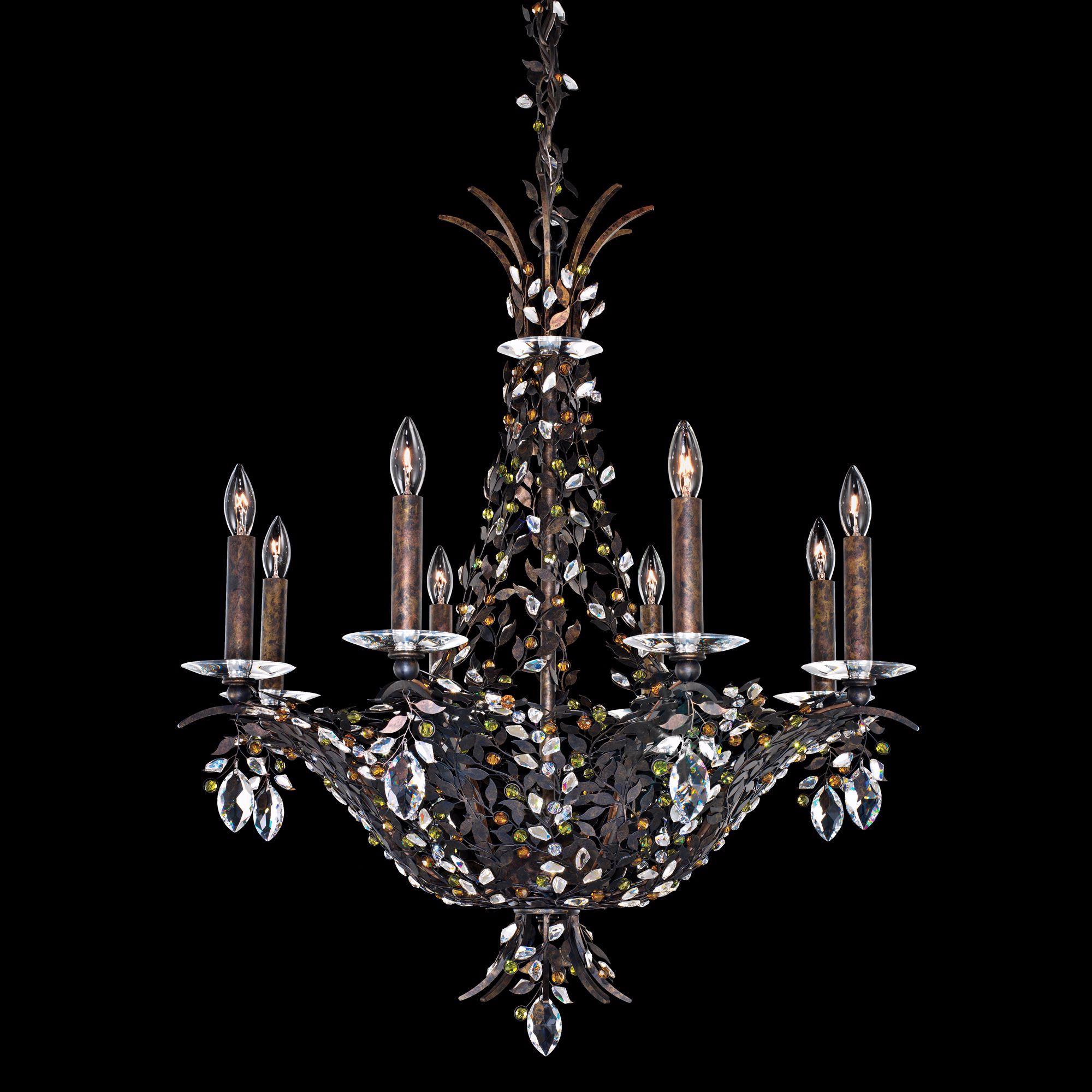 Amytis Harvest 8-Light 25" Wide Schonbek Crystal Chandelier