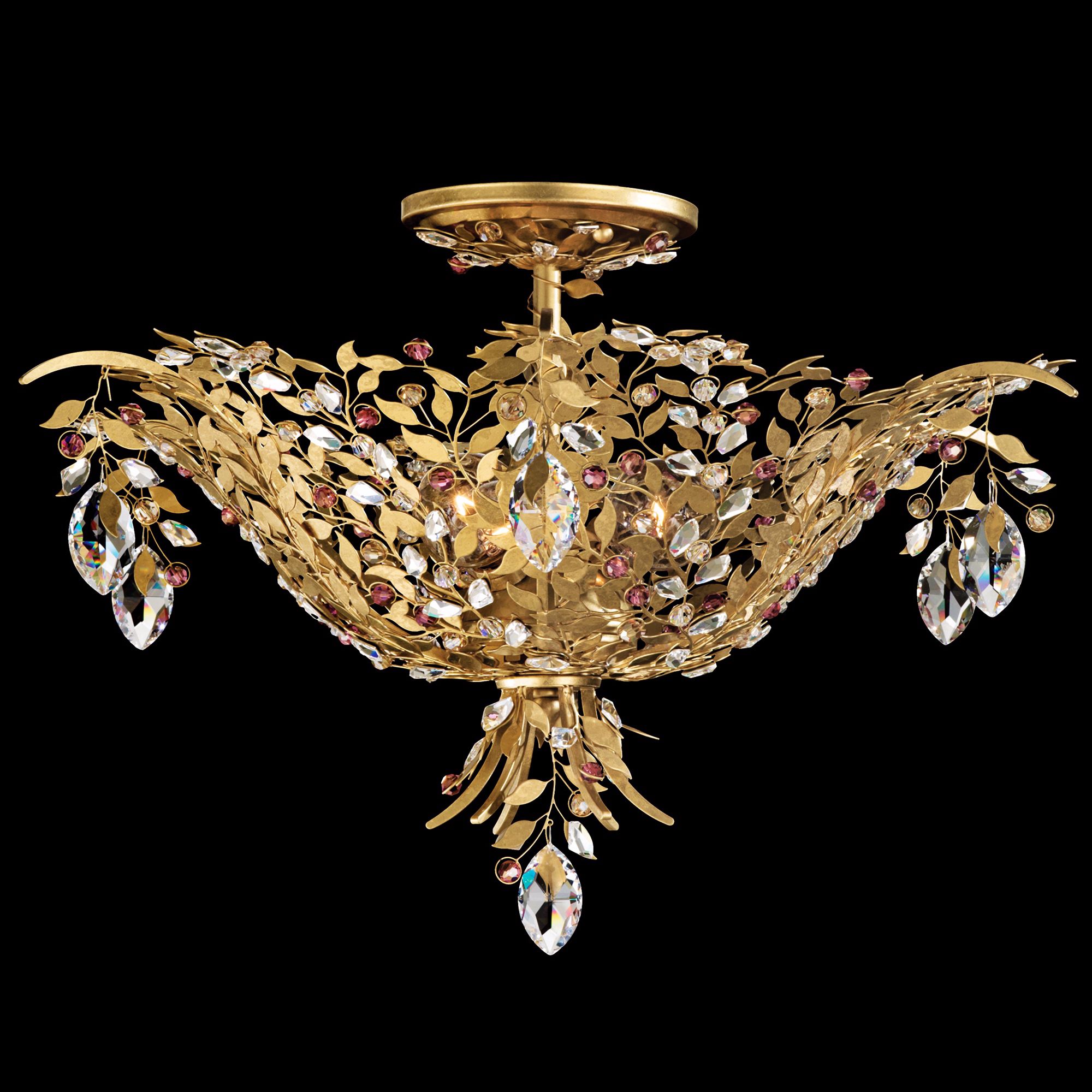 Amytis Ray 20 1/4" Wide Schonbek Crystal Ceiling Light