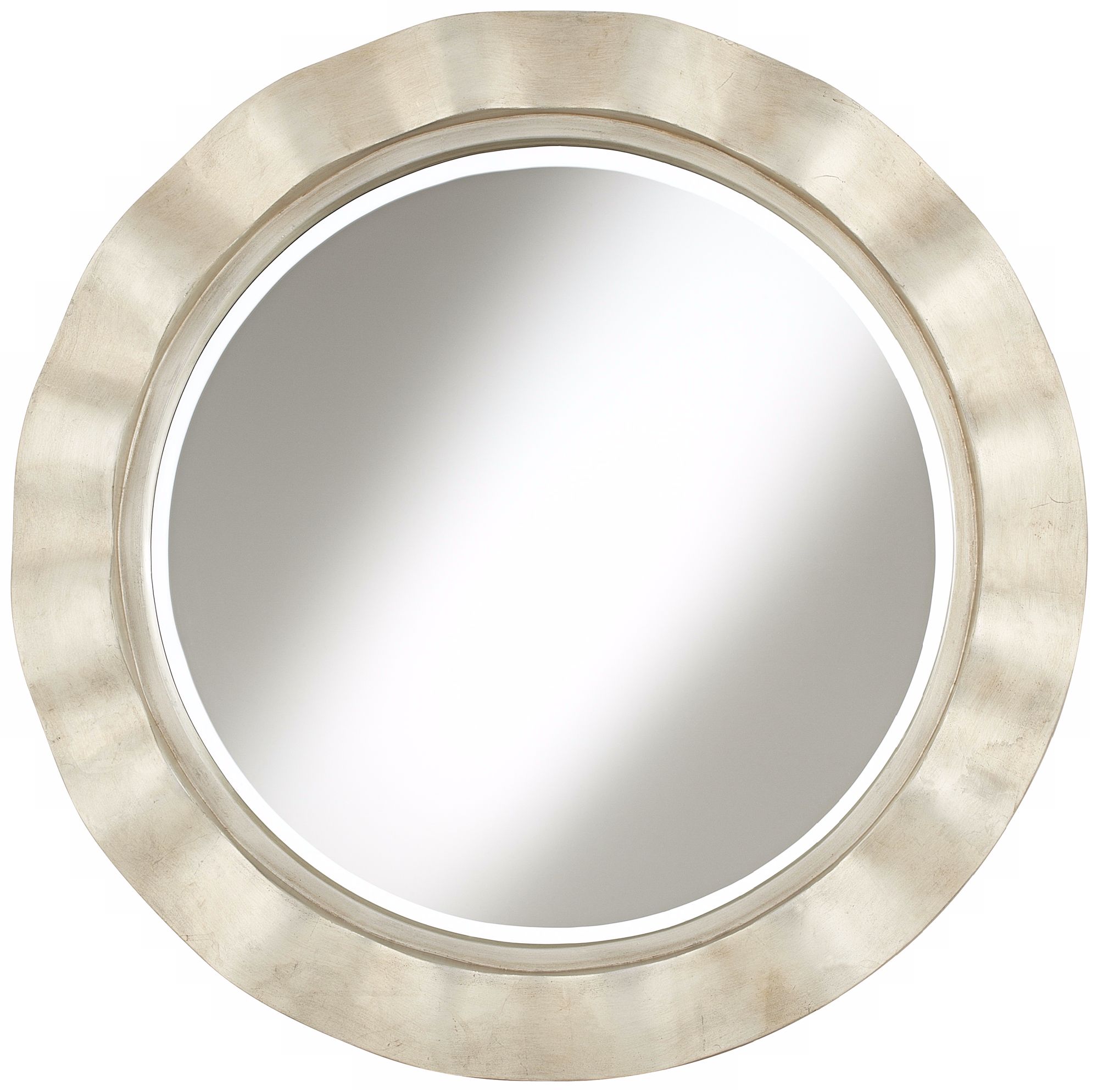 Hill and Dale 32" Wide Silver Wall Mirror
