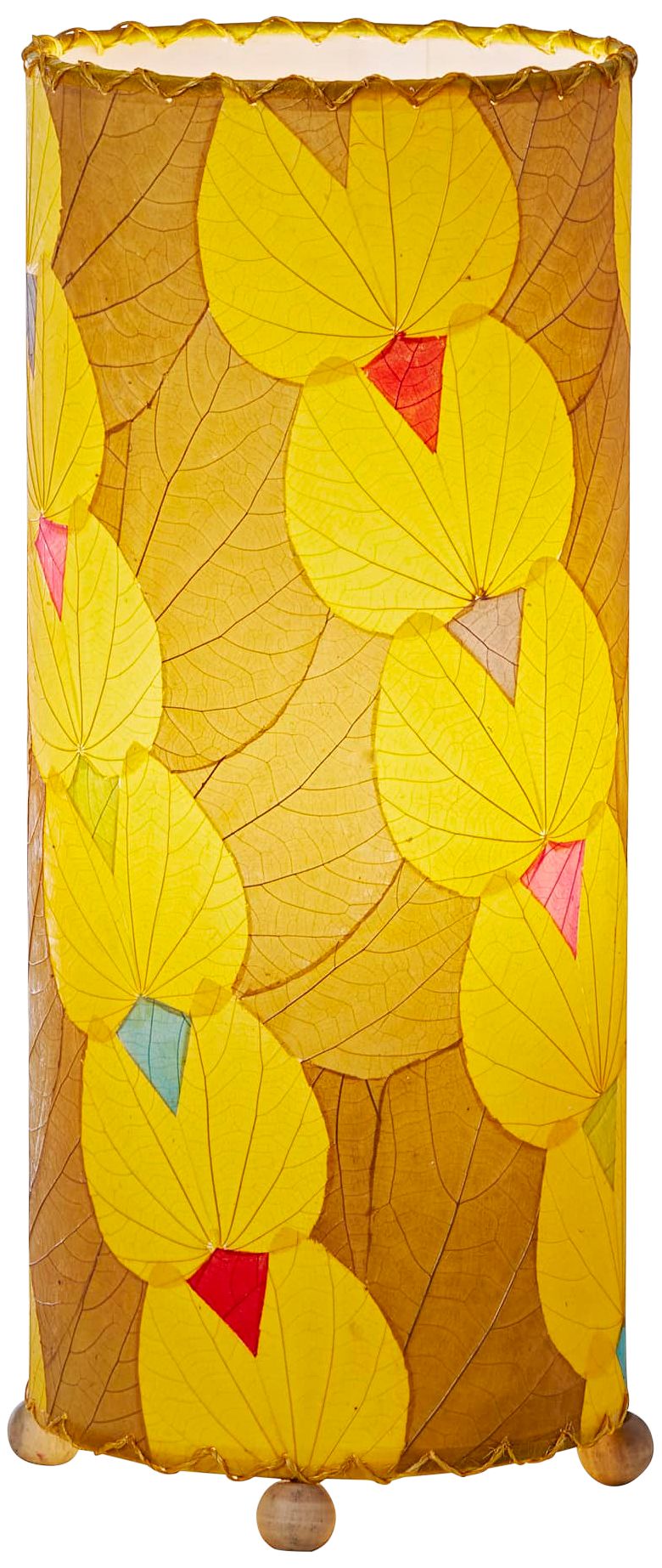 Eangee Yellow Butterfly Uplight Table Lamp
