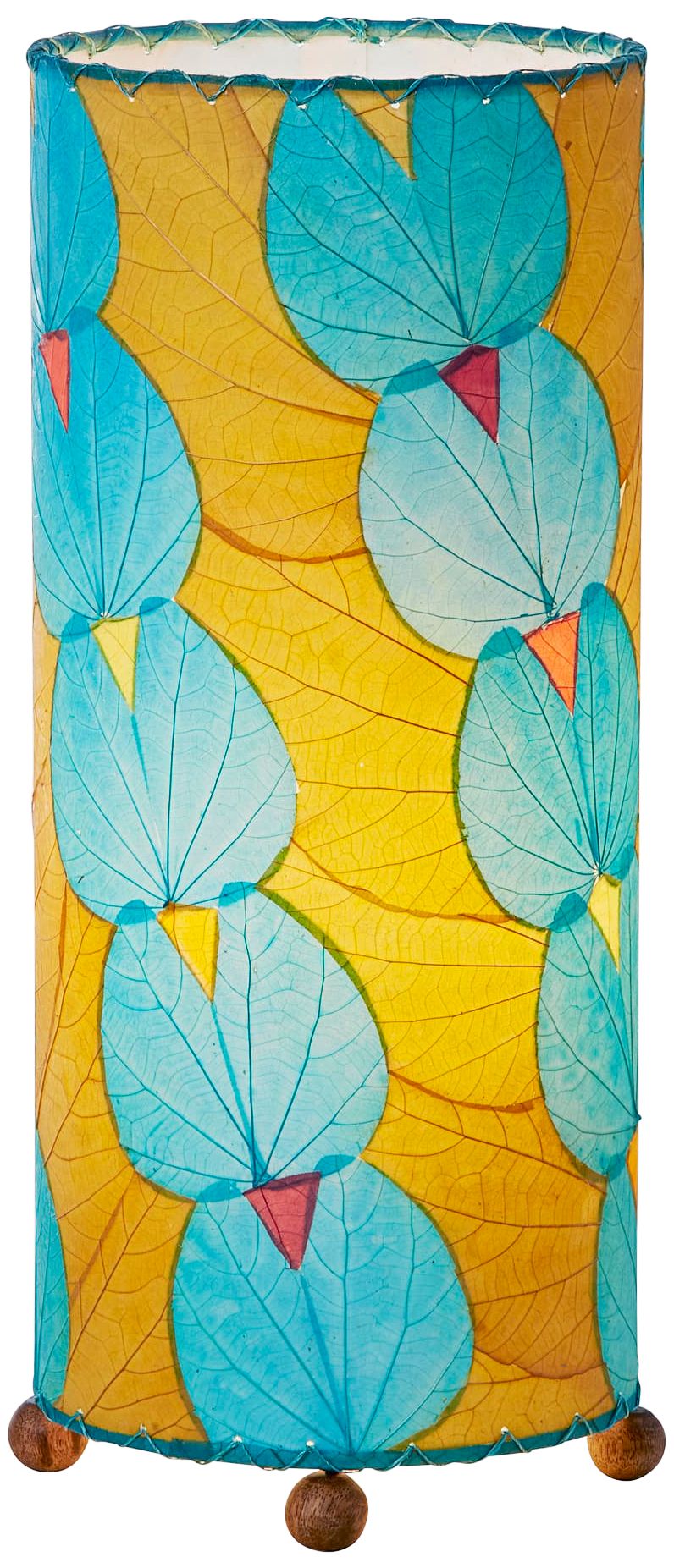 Eangee Sea Blue Butterfly Uplight Table Lamp