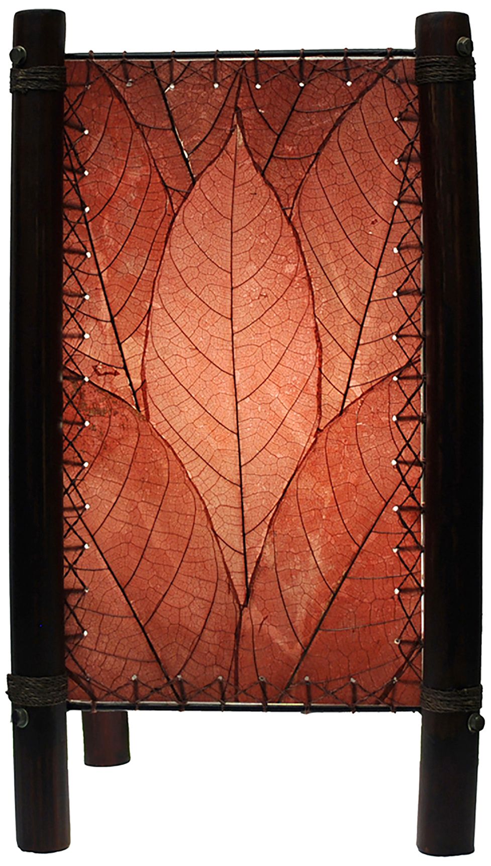 Eangee Fortune Burgundy Accent Lamp