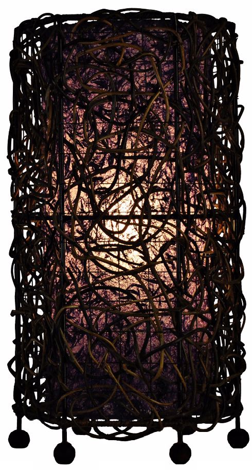 Eangee Durian Uplight Purple Accent Lamp