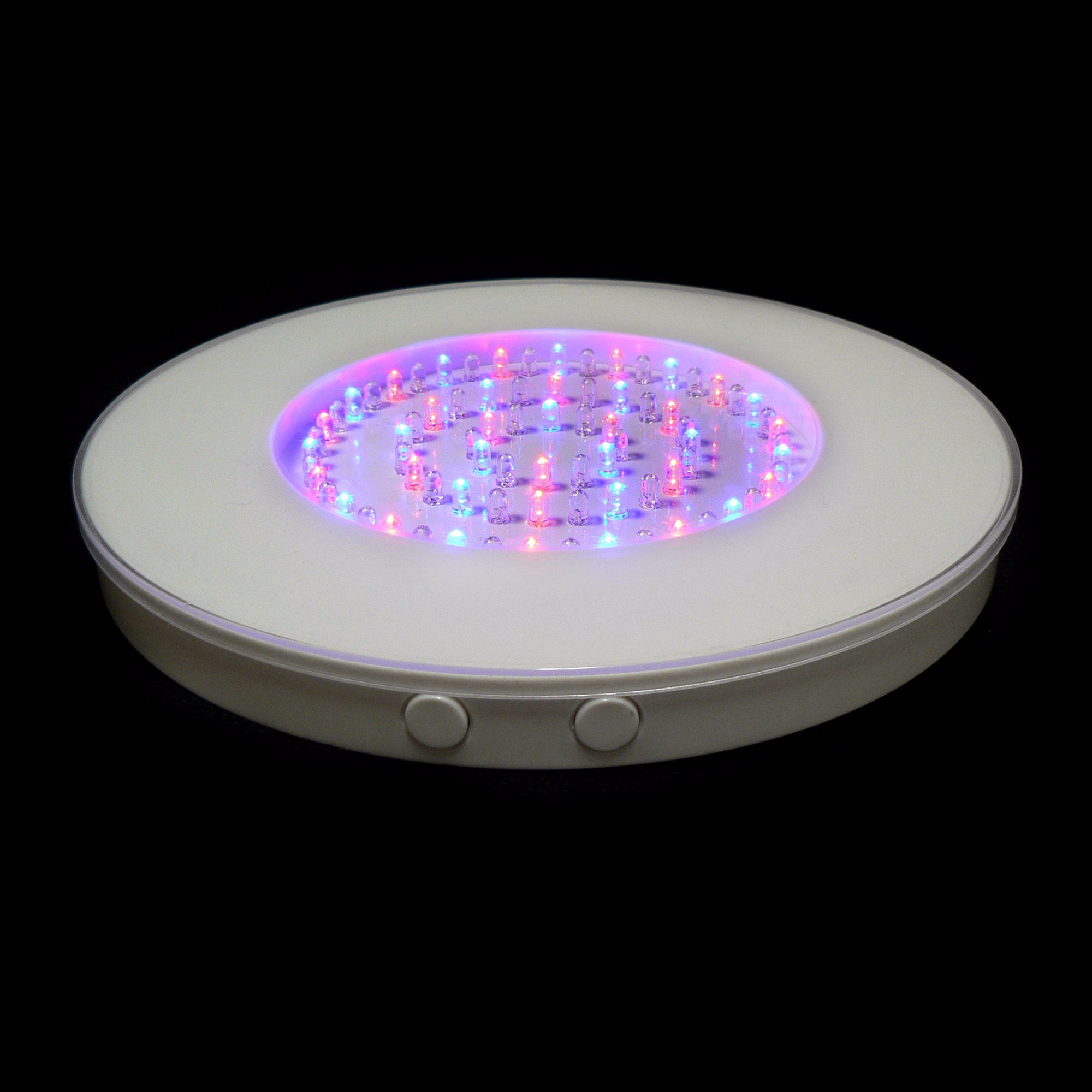 Multicolor LED 10 1/4" Round Illuminated Light Base