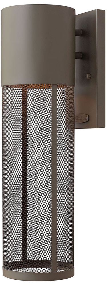 Hinkley Aria Steel Mesh 18 1/2"H Bronze Outdoor Wall Lantern