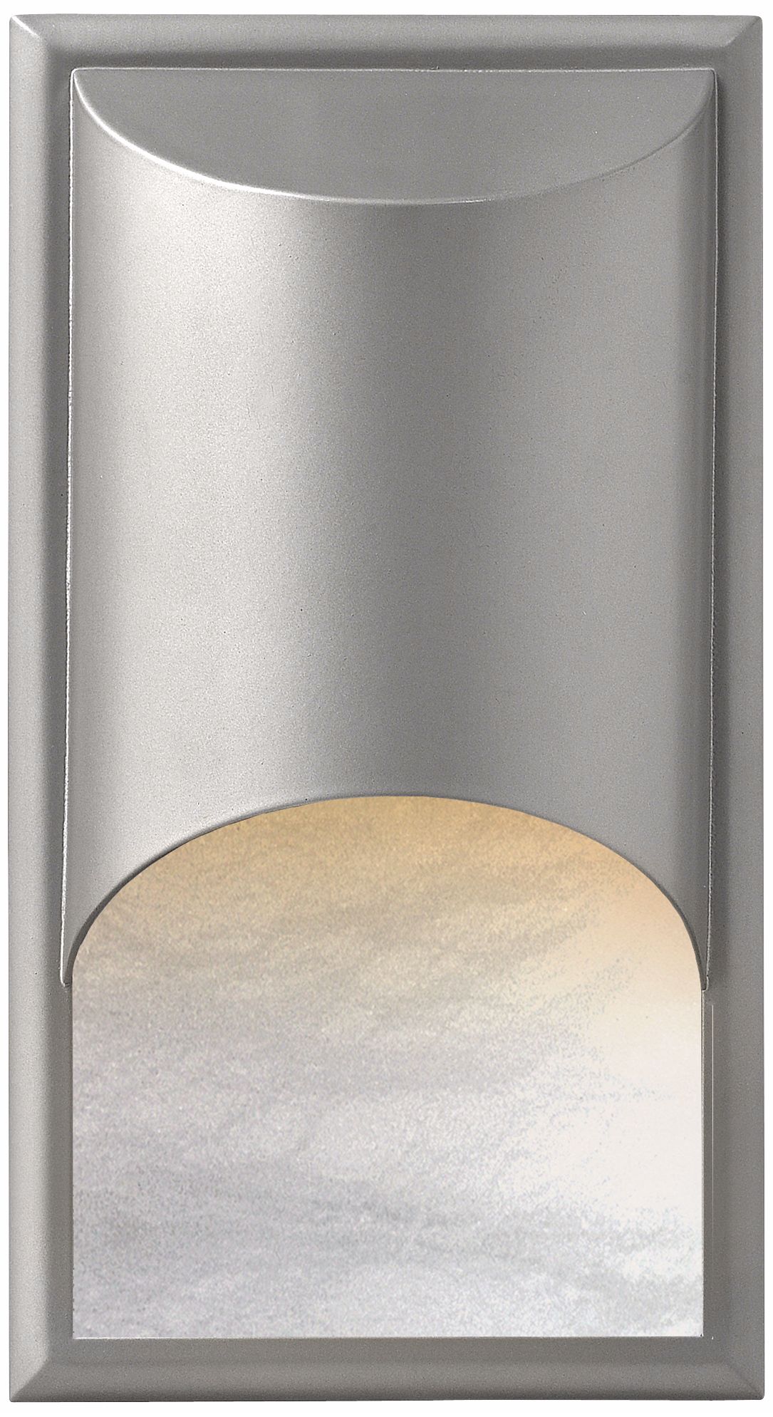 Hinkley Cascade Alabaster Titanium Outdoor Wall Light