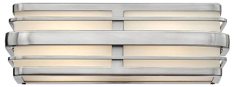 Hinkley Winton 2-Light 15 1/2" Wide Nickel Vanity Light