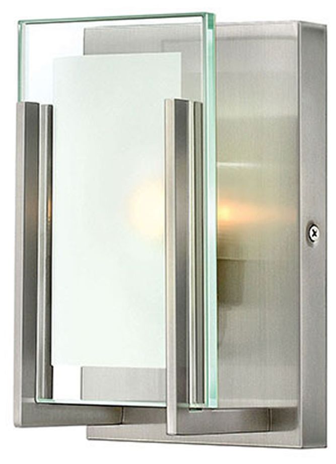 Hinkley Latitude 5" Wide Brushed Nickel Wall Sconce