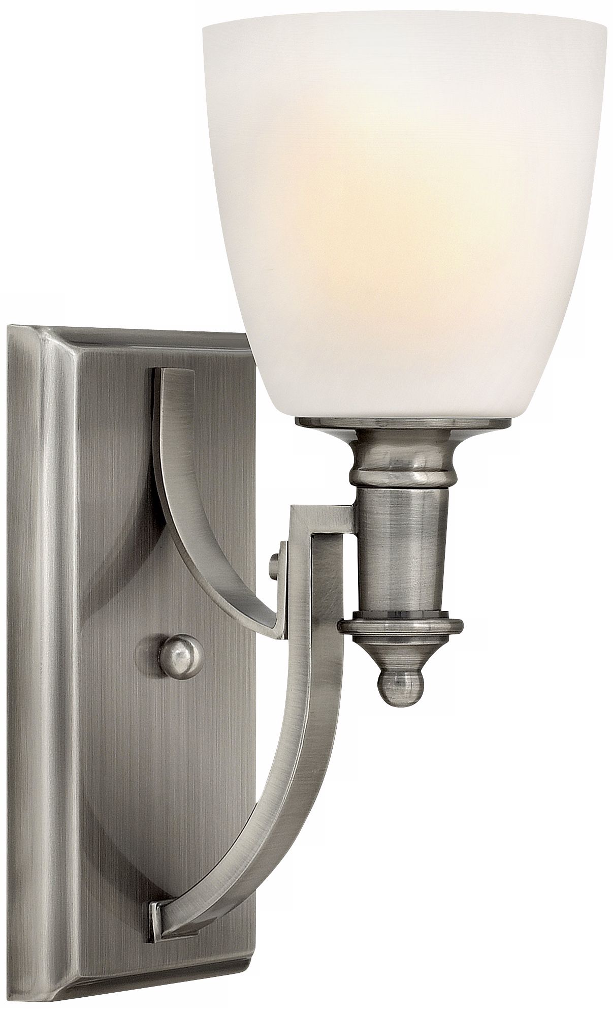 Hinkley Truman 12 3/4" High Antique Nickel Wall Sconce