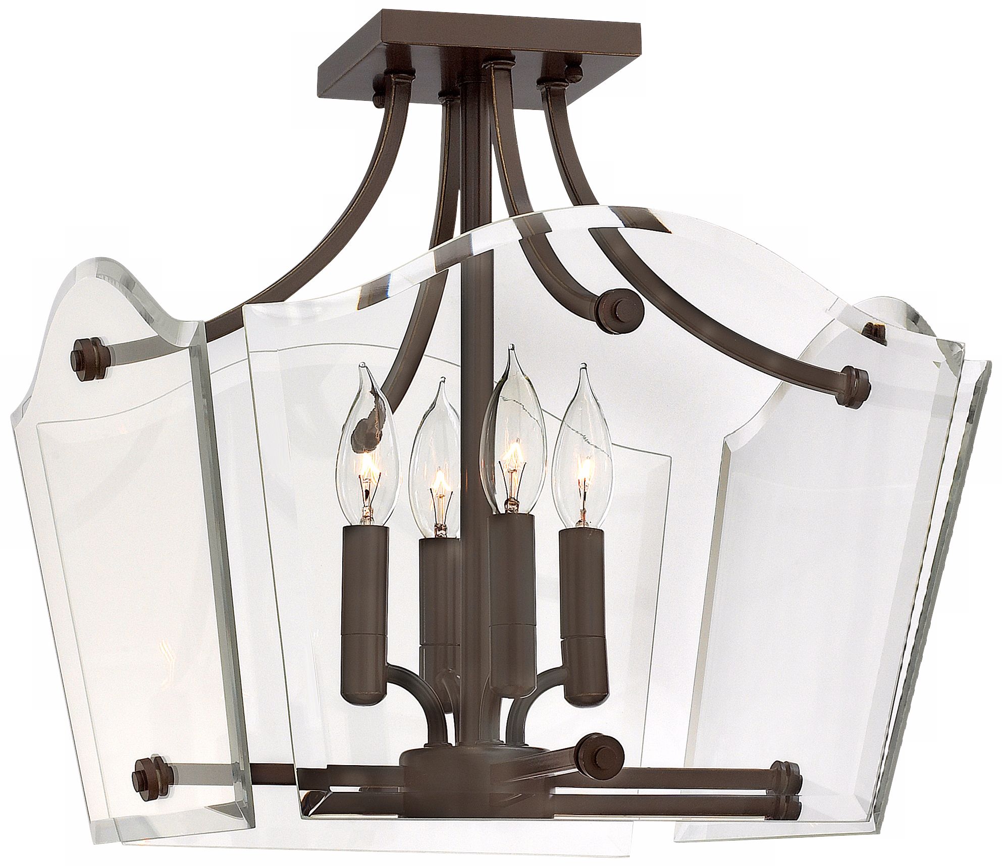 Hinkley Wingate 16" Wide Oil Rubbed Bronze Ceiling Light