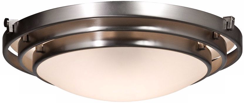 Artcraft Springfield 15" Wide Nickel Ceiling Light