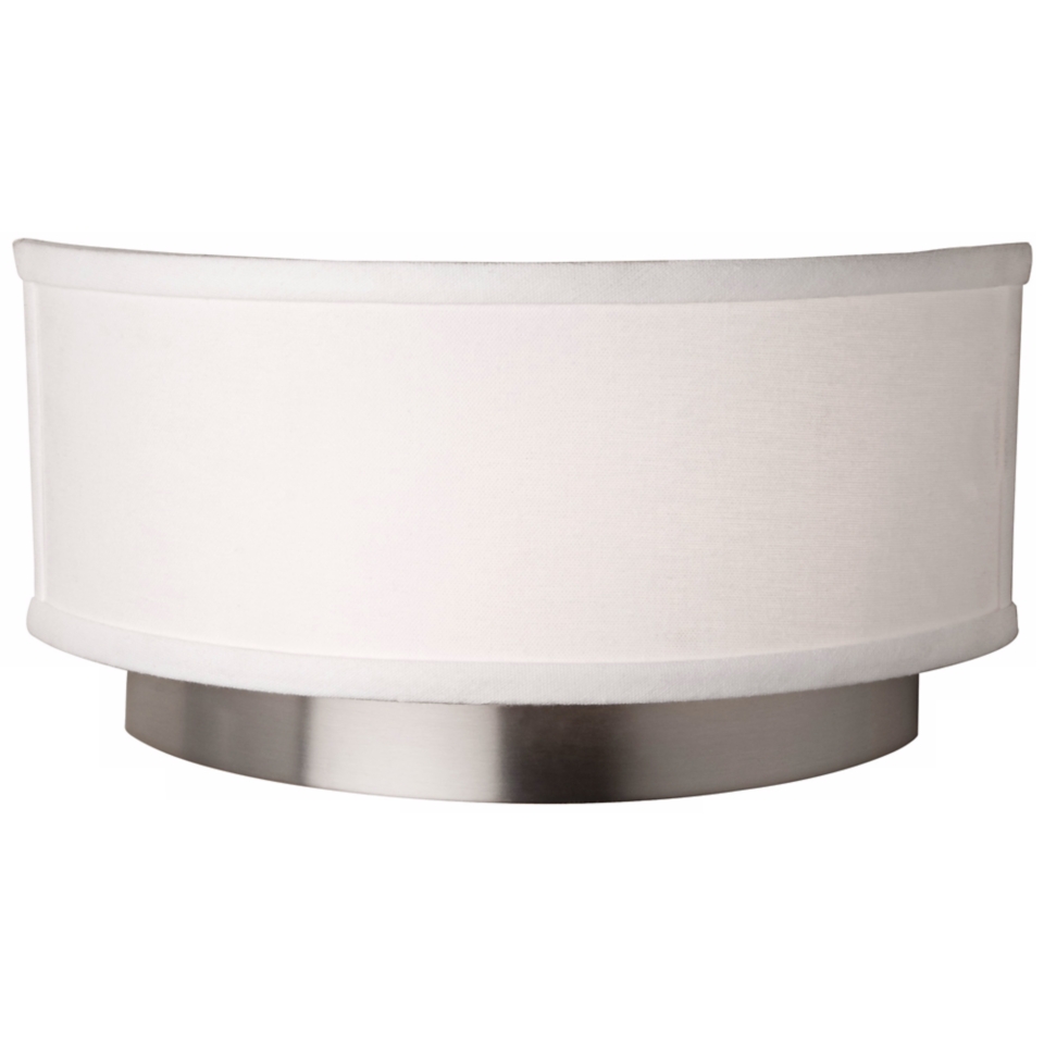 Artcraft Scandia 12" Wide Brushed Nickel Wall Sconce   #W9267