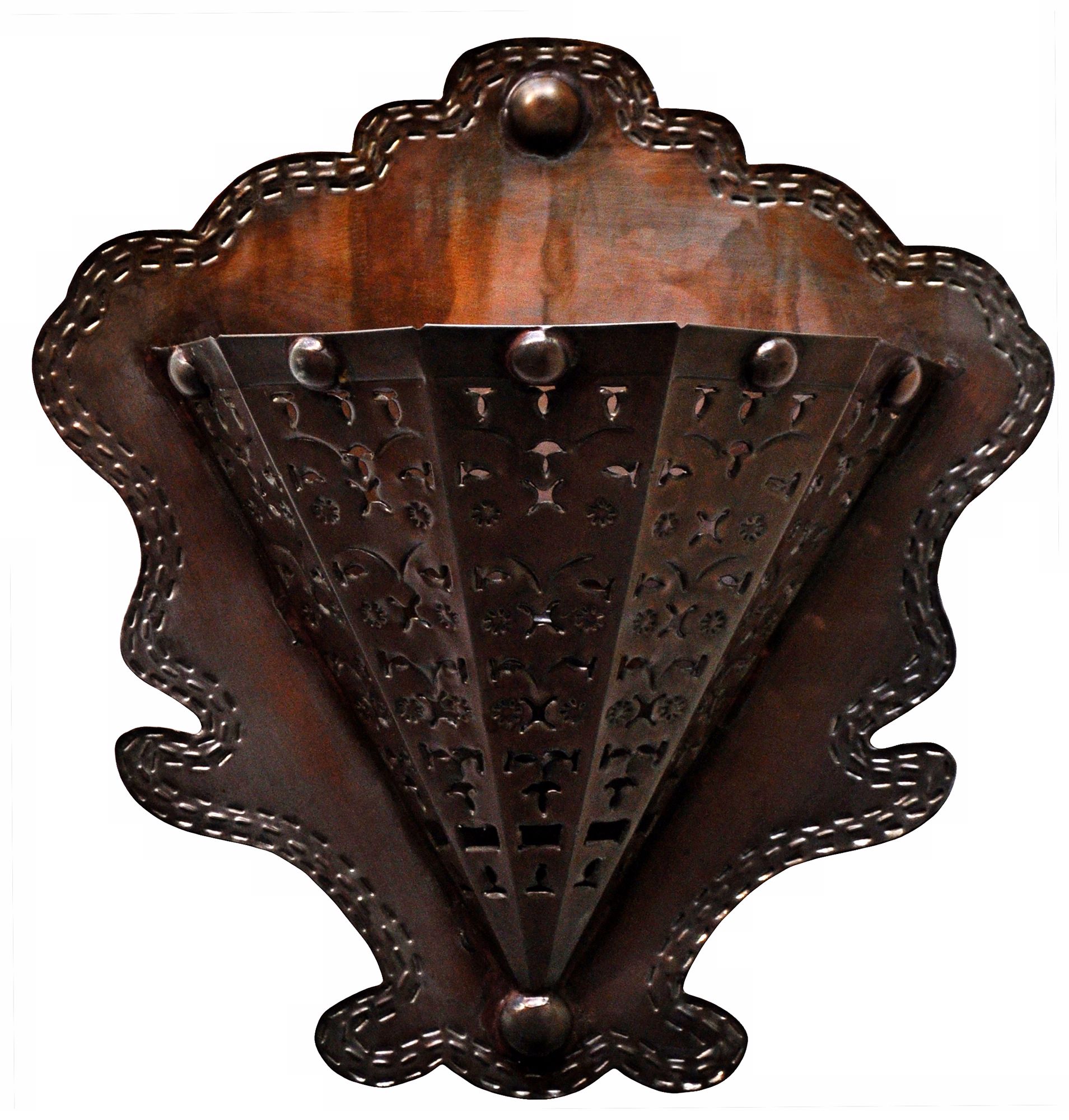 Jezebel Radiance™ 5 3/4" Deep Tribal Tin Wall Sconce