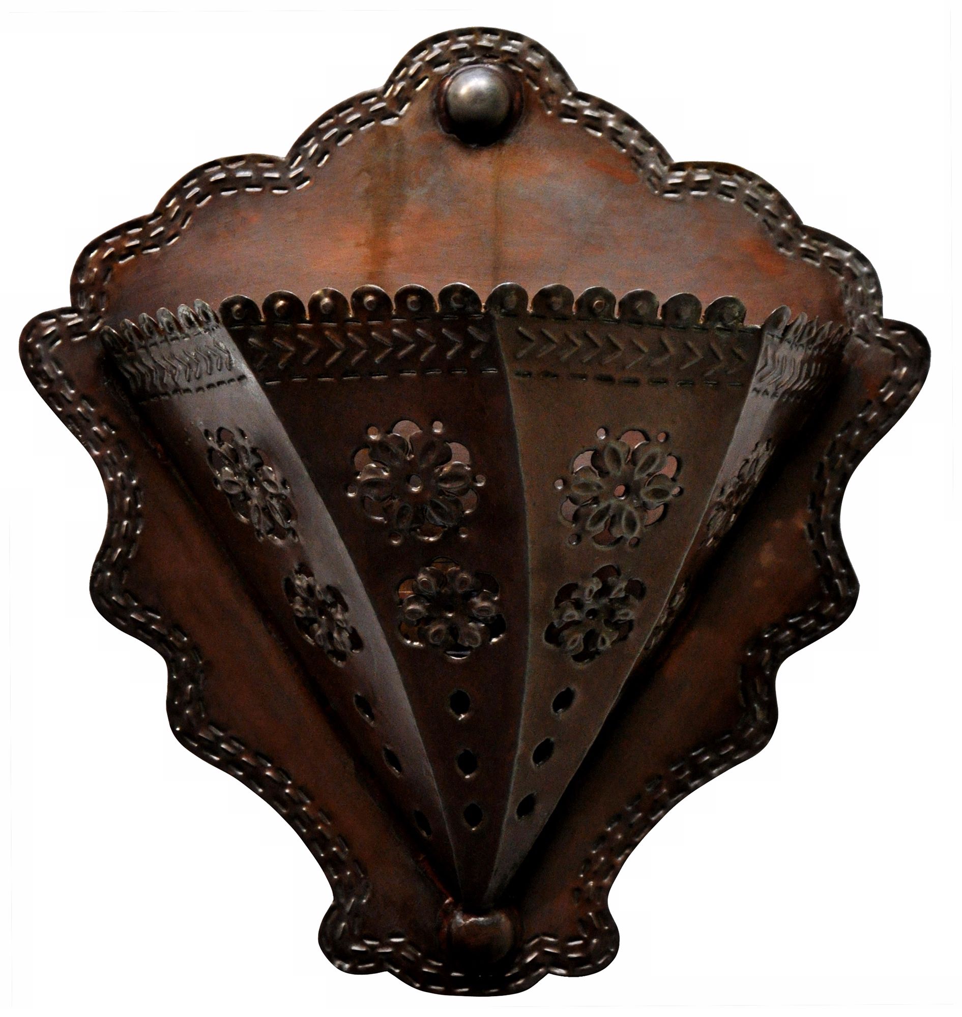 Jezebel Radiance™ 6 1/2" Deep Tribal Tin Wall Sconce