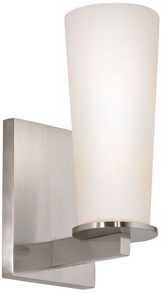 Sonneman High Line 9 1/2" High Satin Nickel Wall Sconce