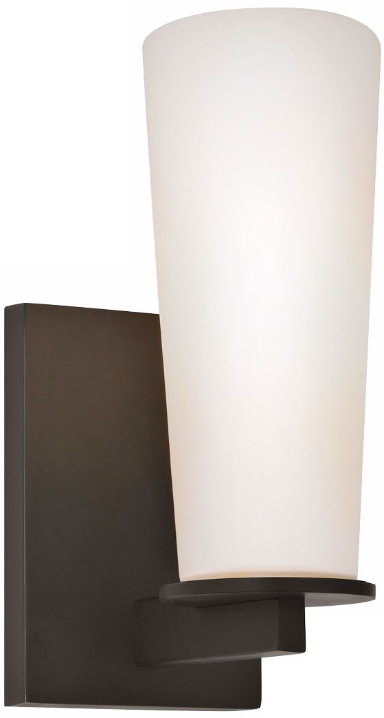 Sonneman High Line 9 1/2" High Black Bronze Wall Sconce