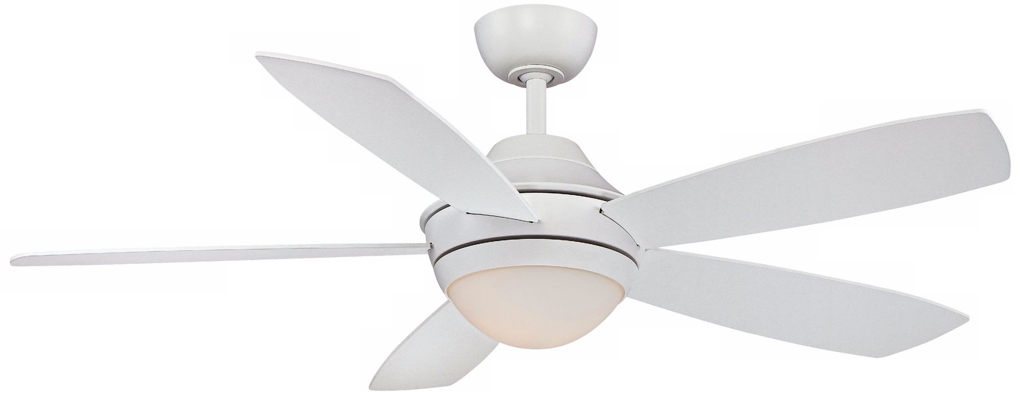 54" Fanimation Celano Matte White Ceiling Fan