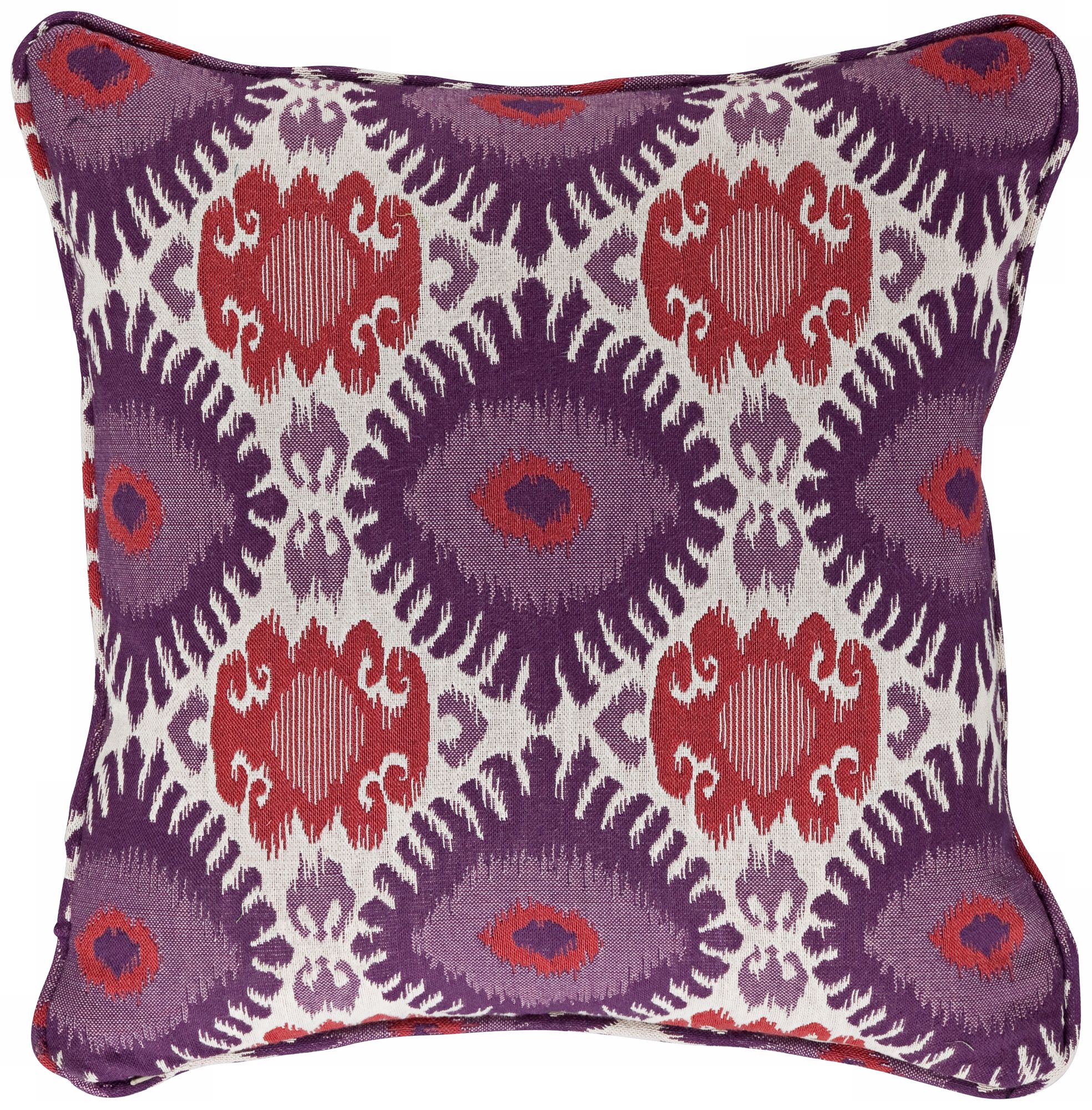 Alara 18" Square Berry Pillow