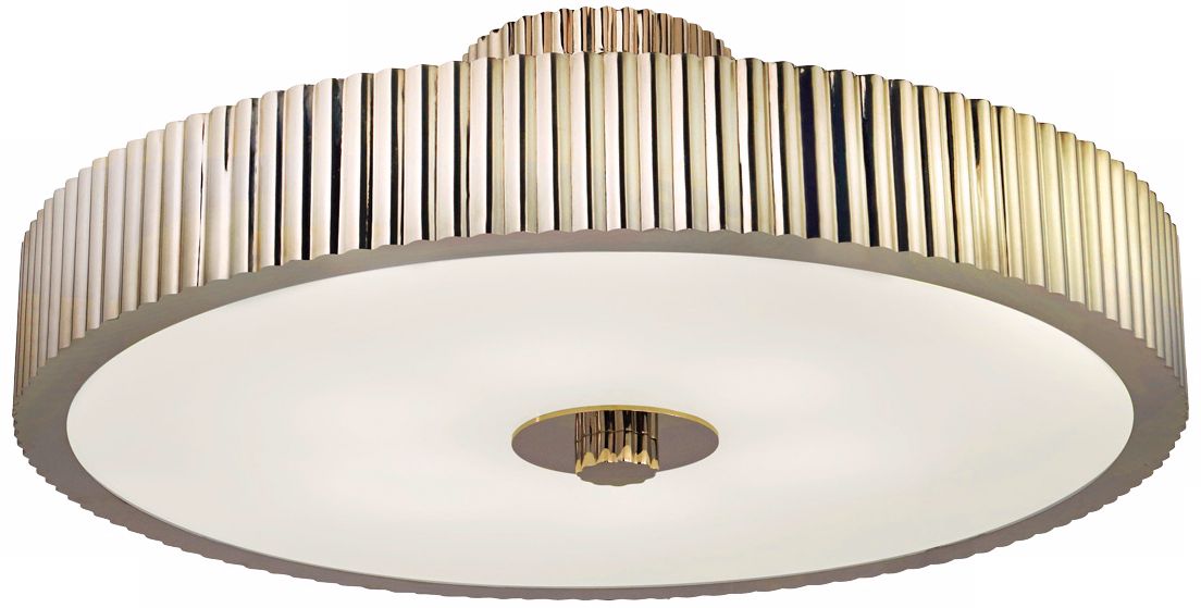 Sonneman Paramount 22 3/4" Wide Nickel Ceiling Light